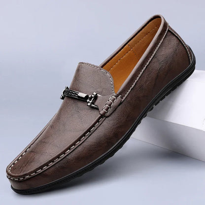 Men's Valentino Leather Loafers