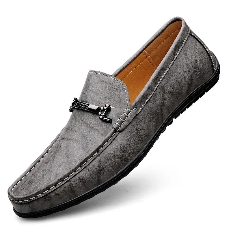 Men's Valentino Leather Loafers